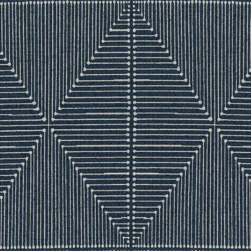 Inkdrop Navy Blue Curtains