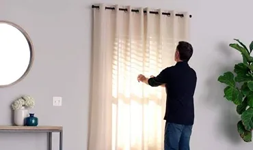 Installation Of Curtains