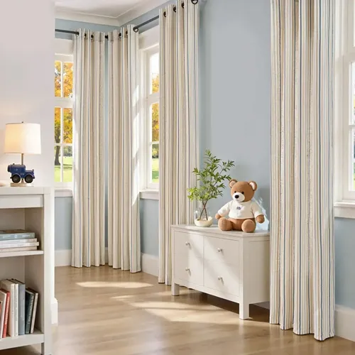 Kids Room Linen Curtains