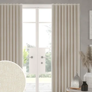Light Natural Chenille Made to Measure Curtains