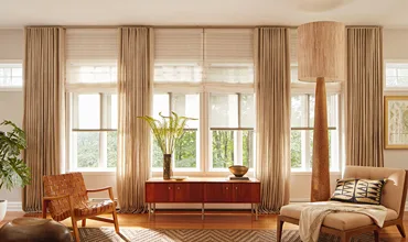 Living Room Curtains Installation Of Curtains