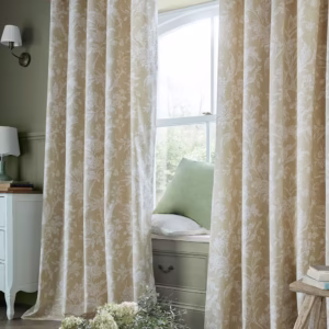 Lloyd Pure Cotton Beige Curtains