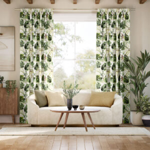 Monkey Business Linen Curtains