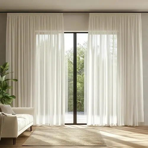 Plain Sheer Curtain