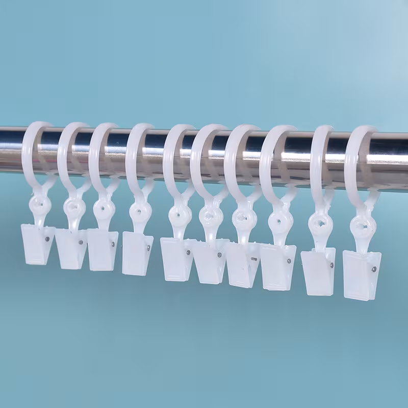 Plastic Shower Curtain Clips