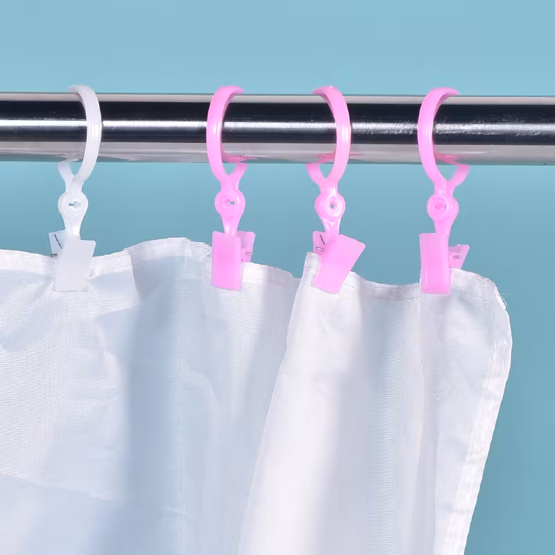Plastic Shower Curtain Clips
