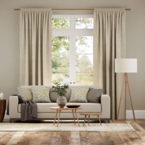 Pure Linen Pencil Pleat Curtains