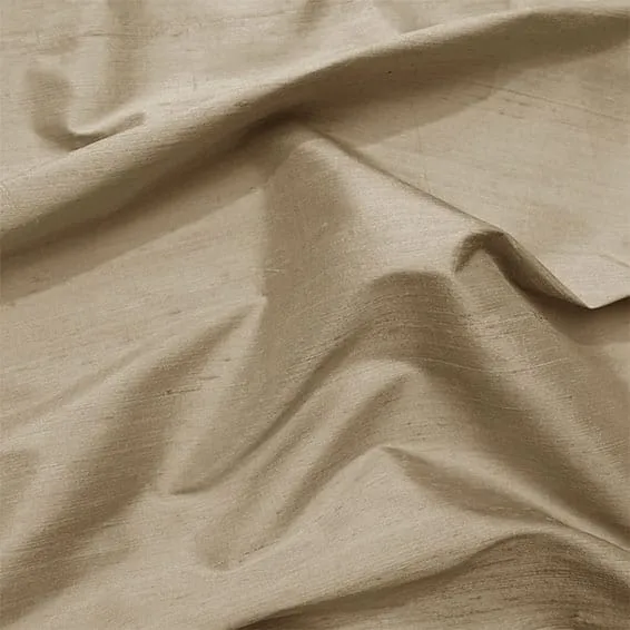 Royal Real Silk Pale Gold Curtains - Image 2