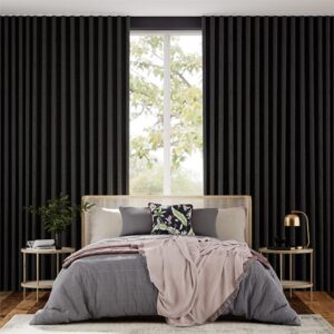S-Fold Cavendish Charcoal Curtains