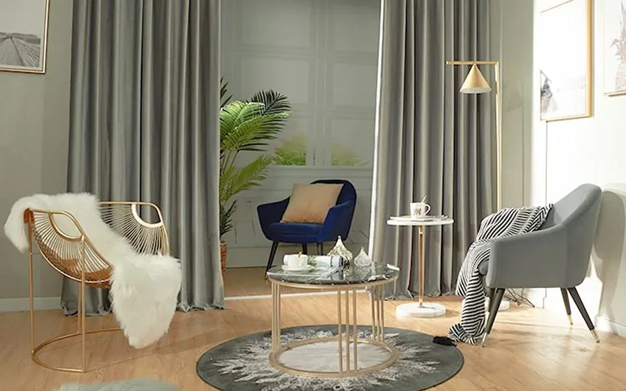 Shop Elegant Silver Curtains in Dubai