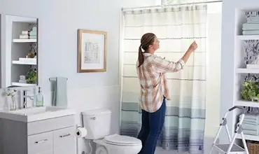 Shower Curtains Curtain Installation