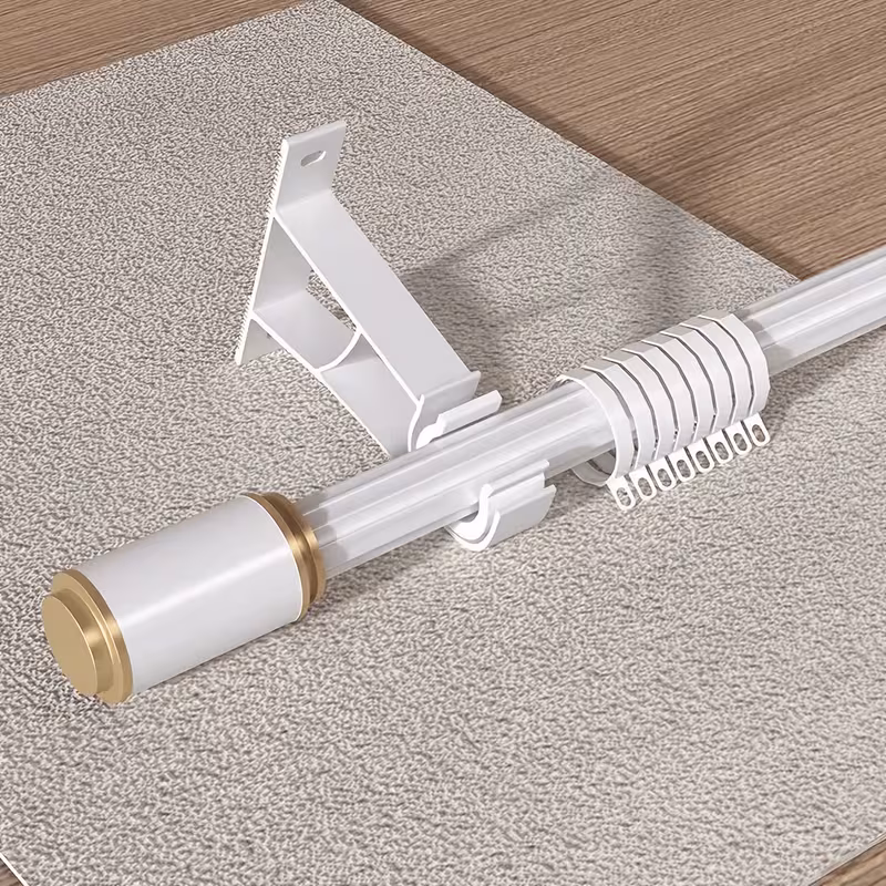 Single Curtain Rod Brackets