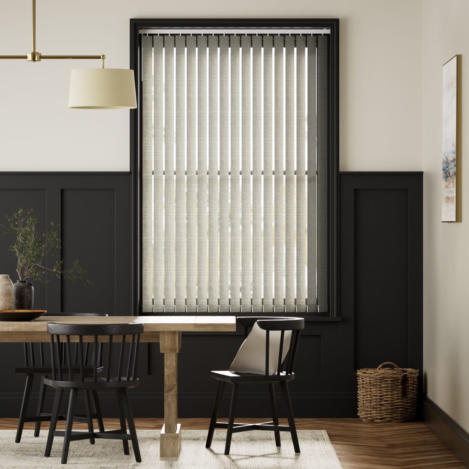 Stone Grey Vertical Blind