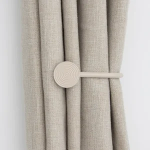 Trinity Ribbed Metal Curtain Holders