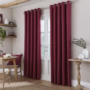 Wynter Thermal Red Curtains